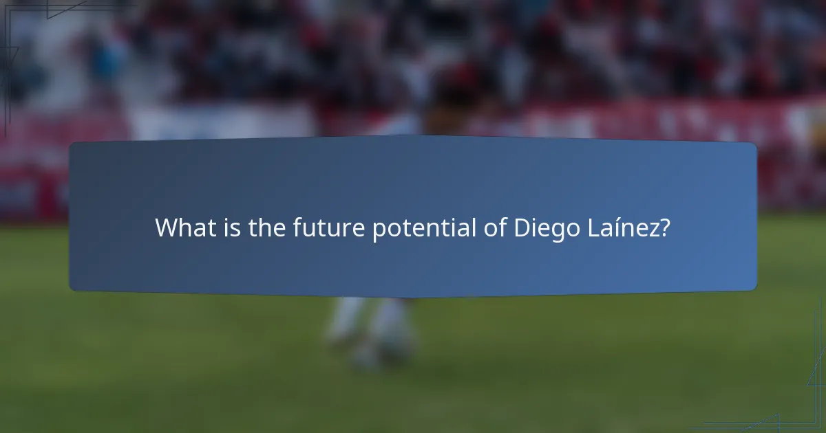 What is the future potential of Diego Laínez?